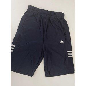 ADIDAS -Athletic Boys Navy Athletic Shorts Sz SM